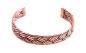 Preview: Geflochtener Kupferarmreif breit - Berk