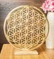 Preview: Blume des Lebens gold - Ambiente Element Weißmetall Berk