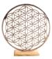 Preview: Blume des Lebens silber - Ambiente Element Weißmetall Berk