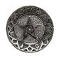 Preview: Pentagramm Relief - Räucherstäbchenhalter aus Metall - Berk
