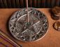 Preview: Pentagramm Relief - Räucherstäbchenhalter aus Metall - Berk