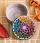 Preview: Schatulle Mandala klein - Speckstein Döschen - Berk