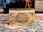 Preview: Blume des Lebens Holzbox mit Goldverzierung - Berk