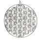 Preview: Kristall Lebensblume facettierte Glassteine - Kristallsymbole Berk
