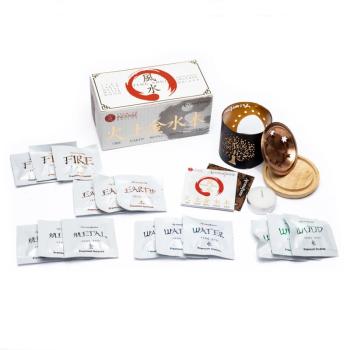 Feng Shui Räucherblöcke Probierset & Diffusor - Aromafume