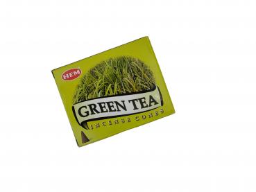 Grüner Tee - Premium Räucherkegel - HEM