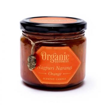 Orange - Sojawachskerze Organic Goodness - Song of India