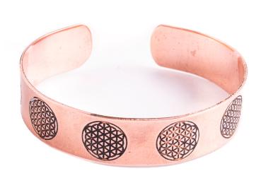 Preview: Blume des Lebens - Kupferarmreif - ​​​​​​​Berk