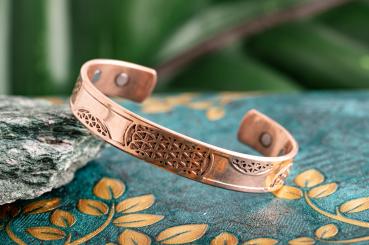 Blume des Lebens schmal - Magnetarmreif - Berk