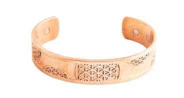 Blume des Lebens breit - Magnetarmreif - Berk