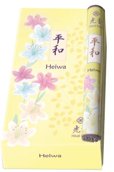 Preview: HEIWA Frieden - Harmonie & Schönheit japanische Räucherstäbchen Hikali Koh