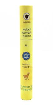 Luft - Anahata Chakra 4 - Ayurvedische Räucherstäbchen Amrayoga