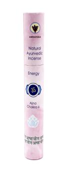 Energie - Ajna Chakra 6 - Ayurvedische Räucherstäbchen Amrayoga