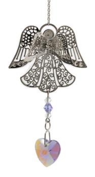 Kristallhänger Engel mit Herz - Suncatcher Berk