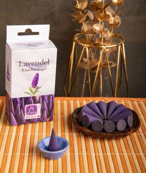 Lavendel - Masala Räucherkegel - Berk