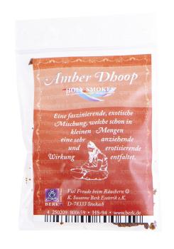 Ayurvedischer Amber Dhoop - Räuchermischung - Berk
