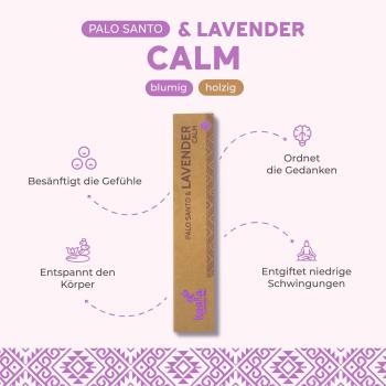 Palo Santo & Lavendel - Premium Räucherstäbchen - Ispalla