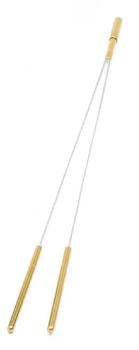 Wünschelrute mit Messinggriff inkl. Aufsatzspitze - Messing, 42,5 cm - Berk