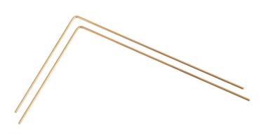 Wünschelrute einfachste Ausführung ​​​​​​​- Messing, paarweise 24 x16 cm - Berk