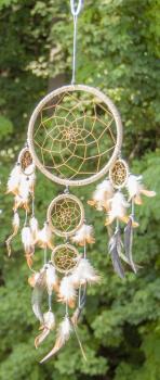 Dreamcatcher mit Federn - Traumfänger - Berk