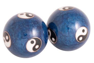 Qi Gong Kugeln Ying Yang, groß 40 mm Berk
