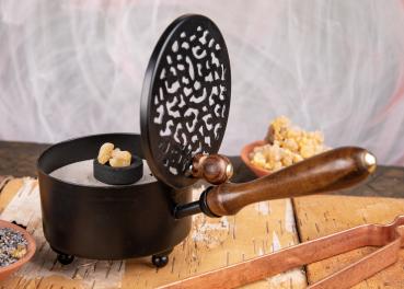 Deva - Räuchergefäß mit Holzgriff - Berk