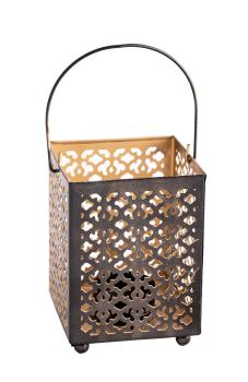 Ornament - Teelichthalter Metall - Berk