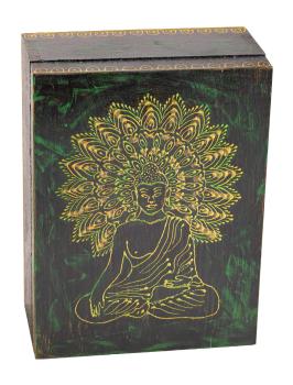 Buddha groß - Holzbox Handbemalt - Berk
