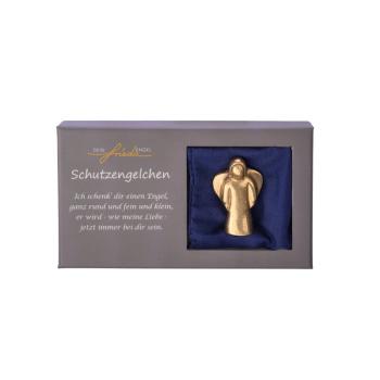 Schutzengelchen in schöner Geschenkbox - Bronze 4,5 cm - einzigARTig frieda