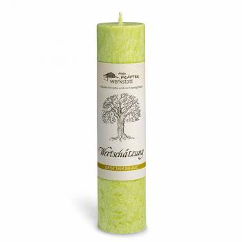 Wertschätzung - Die Linde - Geist der Bäume - Allgäuer Heilkräuter-Kerze