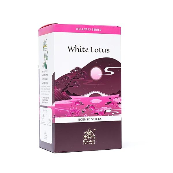 Weißer Lotus - Masala Premium Räucherstäbchen - Himalaya Incense