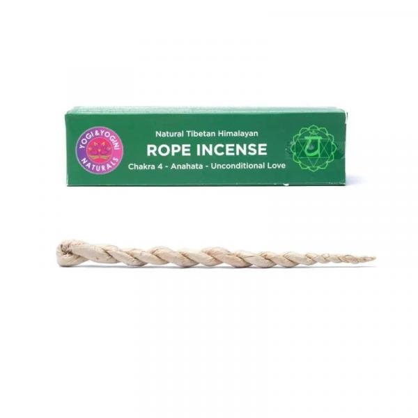 4. Chakra Anahata  - Natural Tibetan Himalayan Rope Incense / Räucherschnüre - Yogi & Yogini