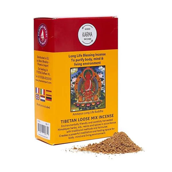 Amitayus Segnung für ein langes Leben - Tibetisches Räucherpulver - Original Gangchen Himalayan