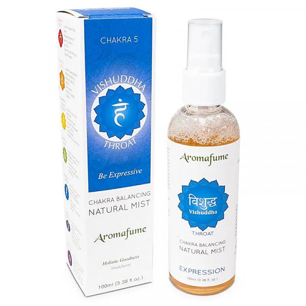 Vishuddha 5. Chakra - Aura- & Raumspray - Aromafume