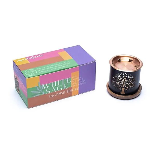 Smudge Räucherblöcke Probierset & Diffusor - Aromafume