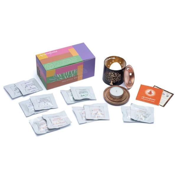 Smudge Räucherblöcke Probierset & Diffusor - Aromafume