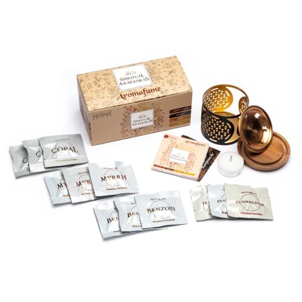 Spirituelles Bewusstsein Räucherblöcke Probierset & Diffusor - Aromafume