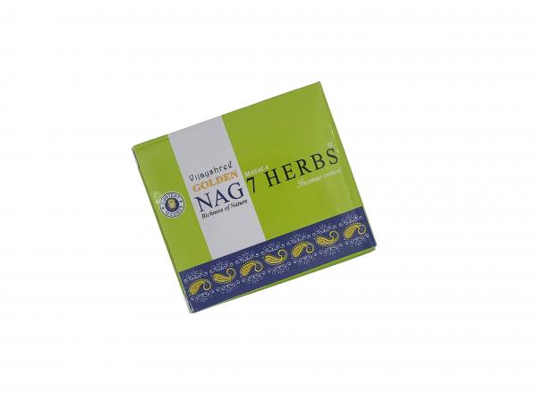 7 Herbs Golden Nag - Premium Räucherstäbchen - Vijayshree