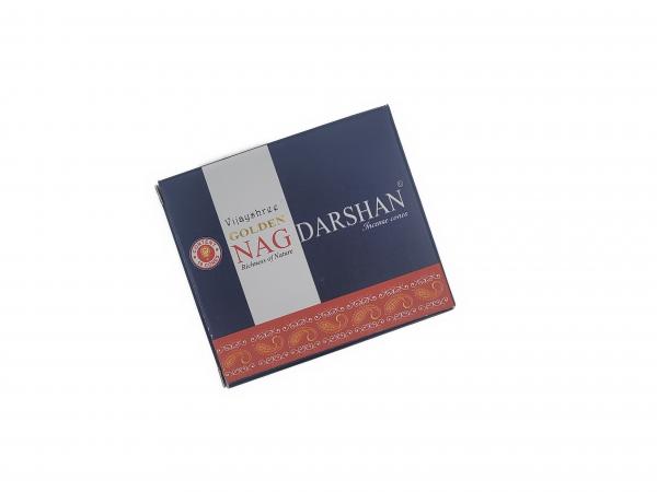 Darshan Golden Nag - Premium Räucherkegel - Vijayshree