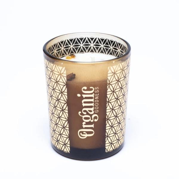 Weihrauch & Myrrhe - Smudge Sojawachskerze Organic Goodness - Song of India