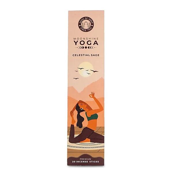 Celestial Sage - Moonshine Yoga​​​​​​​ Premium Räucherstäbchen Song of India