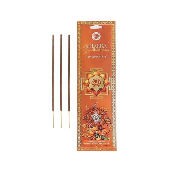 Svadhisthana - Chakra Räucherstäbchen Song of India