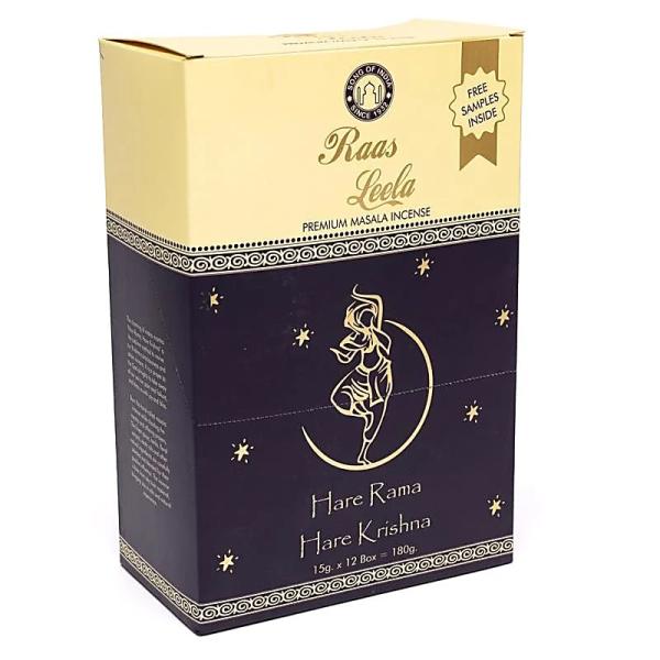 Raas Leela - Premium Masala Räucherstäbchen - Song of India