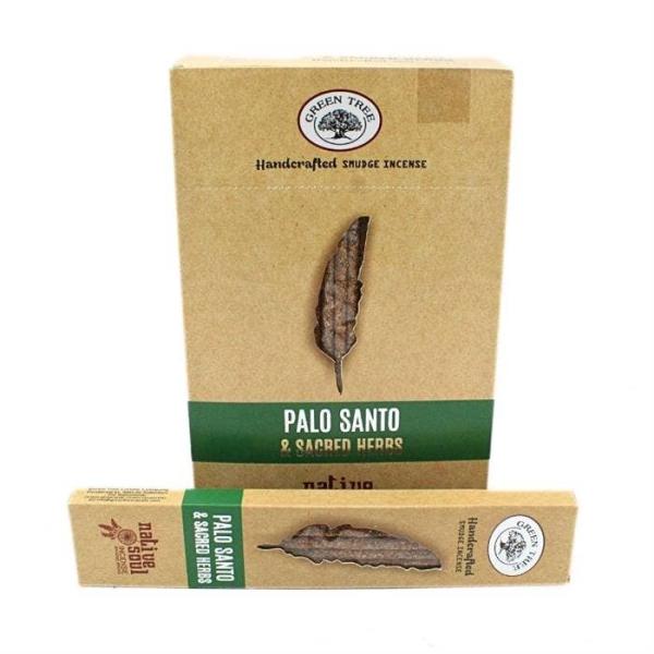 Palo Santo & heilige Kräuter - Native Soul Smudge-Räucherstäbchen Green Tree 