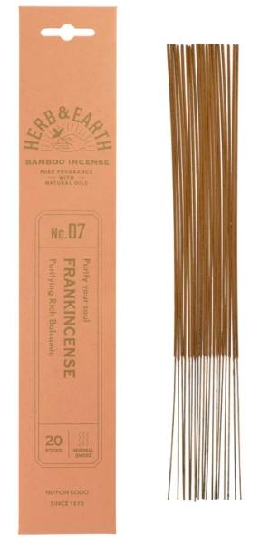 Weihrauch - Herb & Earth Räucherstäbchen Nippon Kodo