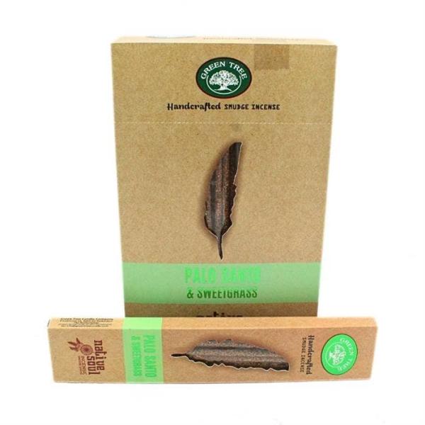 Palo Santo & Süßgras - Native Soul Smudge-Räucherstäbchen Green Tree 