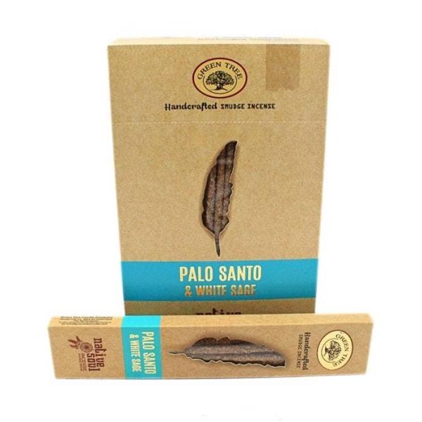 Palo Santo & weißer Salbei - Native Soul Smudge-Räucherstäbchen Green Tree 
