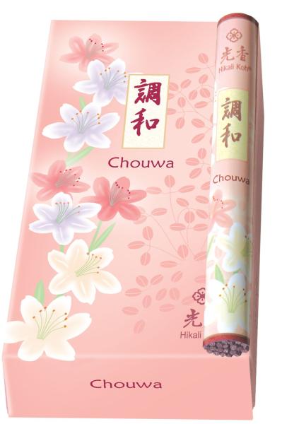 CHOUWA Ausgeglichenheit - Harmonie & Schönheit  japanische Räucherstäbchen Hikali Koh