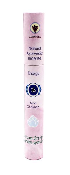 Energie - Ajna Chakra 6 - Ayurvedische Räucherstäbchen Amrayoga