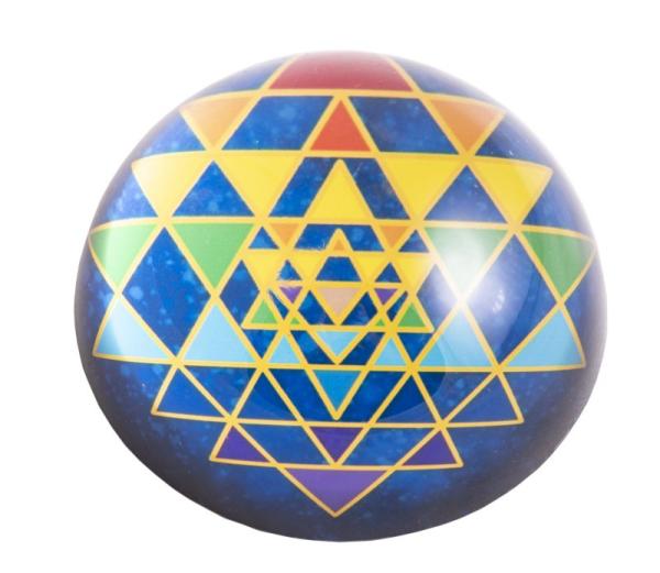 Kristallobjekt Sri Yantra - Berk